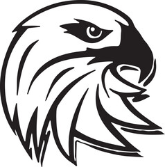 Eagle head simple icon. Vector ICON all icon Viktor.