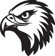 Eagle head simple icon. Vector ICON all icon Viktor.