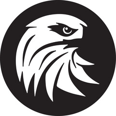 Eagle   head simple icon. Vector ICON all icon Viktor..