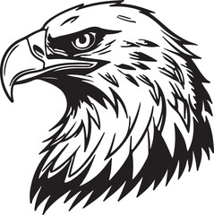 Eagle   head simple icon. Vector ICON all icon Viktor..