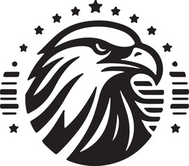 Eagle   head simple icon. Vector ICON all icon Viktor..