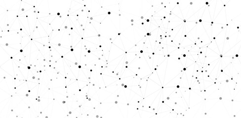 Connect dot technology network background