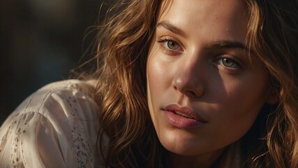 portrait of a young woman