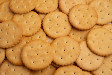 Sandwich cookies, biscuit, on a light background. Modern concept of cookies. Tasty snack