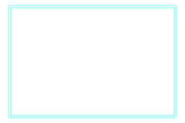 Neon rectangle frame Sky blue color isolated on transparent background. Glowing neon border with empty copy space Glow banner, mockup, template. Neon sign for decoration, design elements See Less
