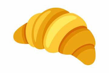 croissant clipart isolated on white background