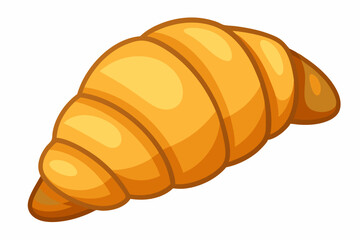 croissant clipart isolated on white background
