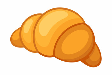 croissant clipart isolated on white background