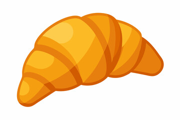 croissant clipart isolated on white background