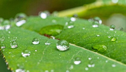 water drops on leaf, macro. Custom AI Model