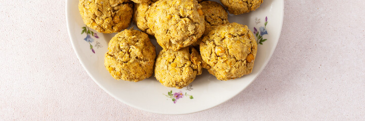 Gluten-free chickpea buns made with almond and chickpea flour, offering a straightforward, nutritious, and protein-rich choice for gluten-free baking, banner