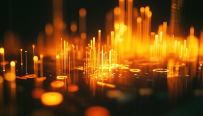 Stock Market Investment Trading With Candlestick Graphs: Analysis Of Financial Trends And Upward Growth In Charts