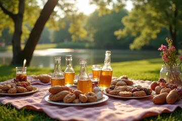 Afternoon Picnic at Peaceful Meadow