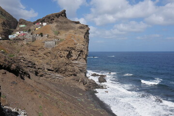 Küstenlandschaft auf Santo Antão in Kap Verde