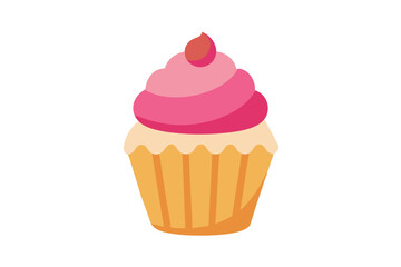 cupcake vector illustration white background 