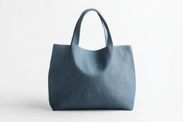 Stylish and sustainable, a blue denim tote bag perfect for everyday use. Its sturdy design and ample space make it ideal for any outing.