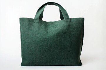 Elegant forest green tote bag, perfect for shopping or everyday use. Stylish and eco-friendly option for carrying your essentials.