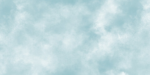 Abstract colorful background with watercolor effect. mint color powder explosion on white background. Smooth hand drawn digital art. Wet hand drawn texture.	