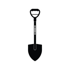 Garden shovel isolated on white