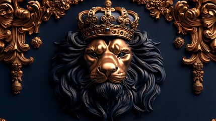 Majestic king portrait art high resolution HD Photo