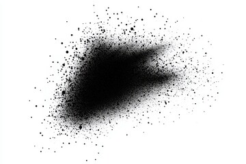 Abstract Black Spatter