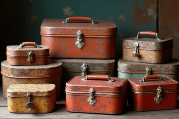 Fototapeta premium Tiffin Box Collection