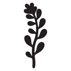 vector tree silhouette