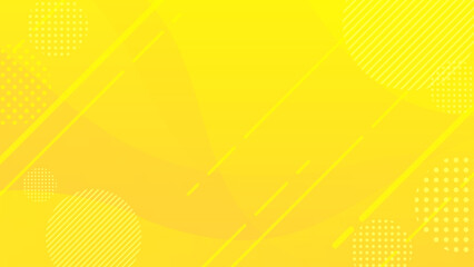 SALE・キャンペーン・イベント　黄色のポップな背景　16:9	