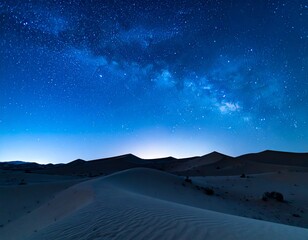 Milky Way Over the Desert.