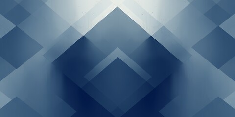 Fototapeta premium Abstract blue and white geometric pattern with overlapping shapes and soft gradients