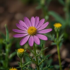 Fototapeta premium pink cosmos flower