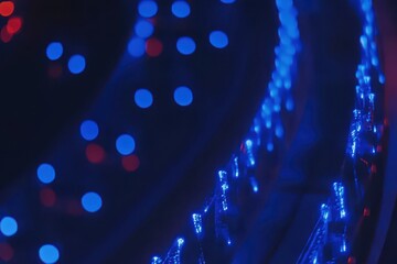 Abstract swirling lights