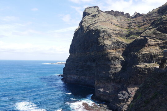 Fels am Meer auf Santo Ant&aacute;o Kap Verde