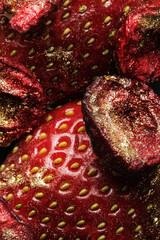 A Stunning and Vibrant CloseUp of Glorious Strawberries Featuring a