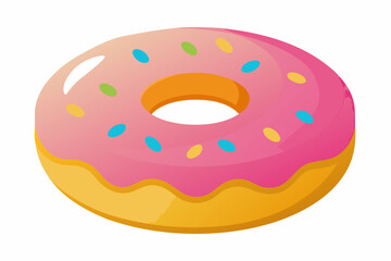 donut vector illustration white background