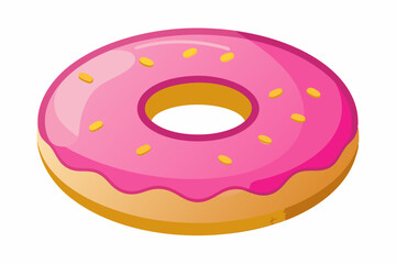 donut vector illustration white background