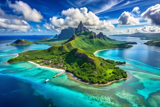 Bora Bora Island Location Map: South Pacific Ocean Paradise