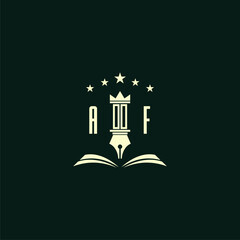 initials design modern legal attorney law firm lawyer advocate consultancy business logo vector