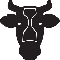 Cow simple icon. Vector ICON all icon Viktor.