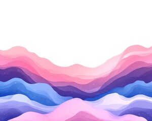 Obraz premium Abstract colorful wavy background with pink, purple, and blue hues