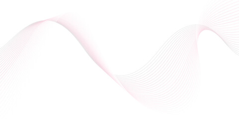 Abstract wavy lines Isolated background design. Wave modern stream transparent background.
