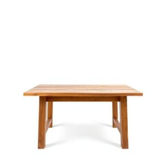 Fototapeta premium Simple Wooden Table: Minimalist Design, Rustic Elegance