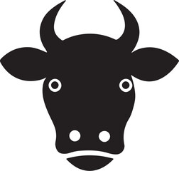 Cow simple icon. Vector ICON all icon Viktor.