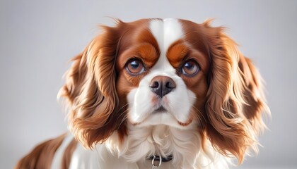 Classic Cocker Spaniel Dog Portrait with Long Ears and Gentle Expression