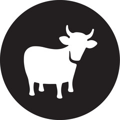 Cow simple icon. Vector ICON all icon Viktor.