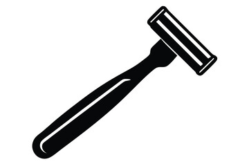 razor silhouette vector illustration
