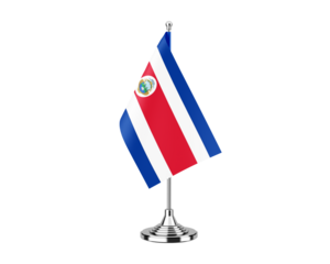 Costa Rica Table Flag