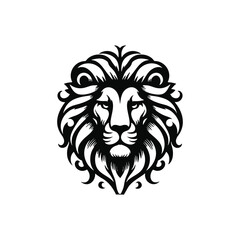 Obraz premium lion head vector