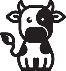 Cow simple icon. Vector ICON all icon Viktor.