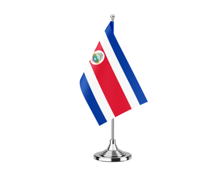 Costa Rica Table Flag